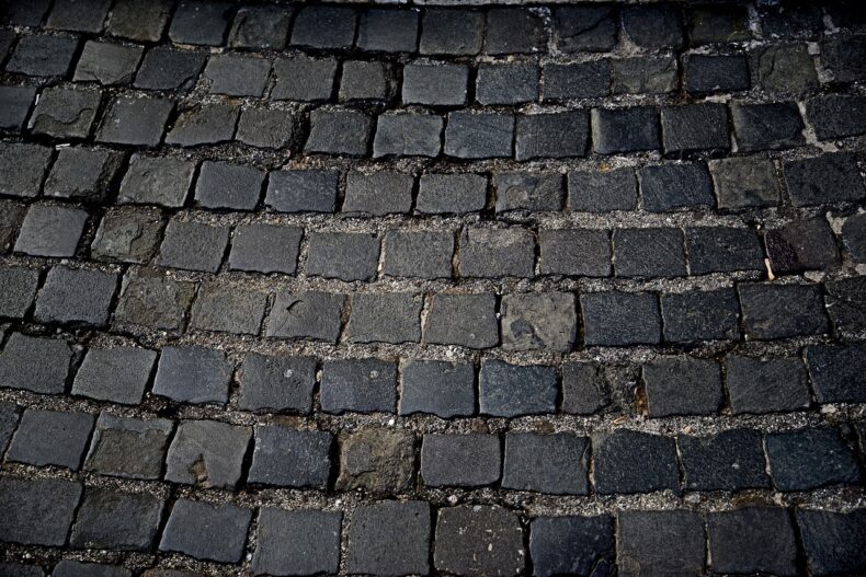 cobble, cobblestone, pavement